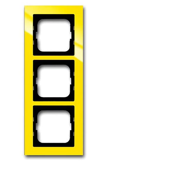 1723-285 Cover Frame Busch-axcent® yellow image 1