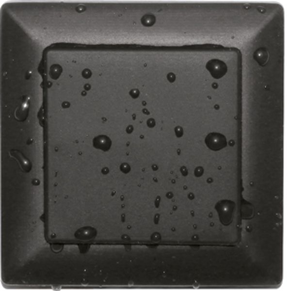 Splash-proof cover for FT55 with single rocker, anthracite image 1