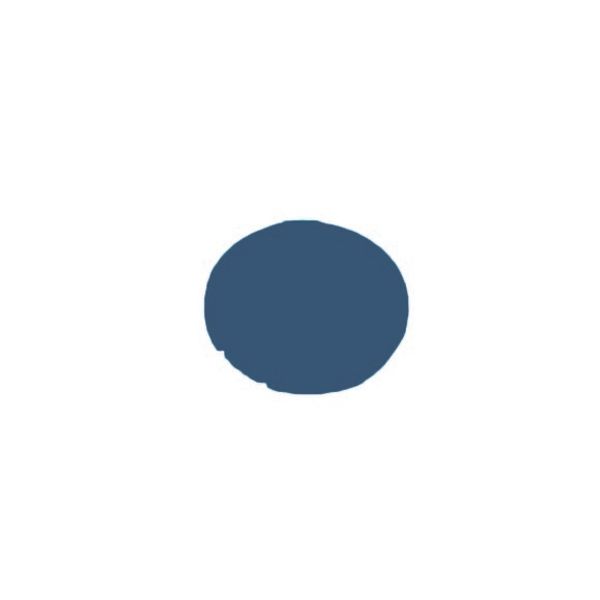 Button lens, flat blue, blank image 1