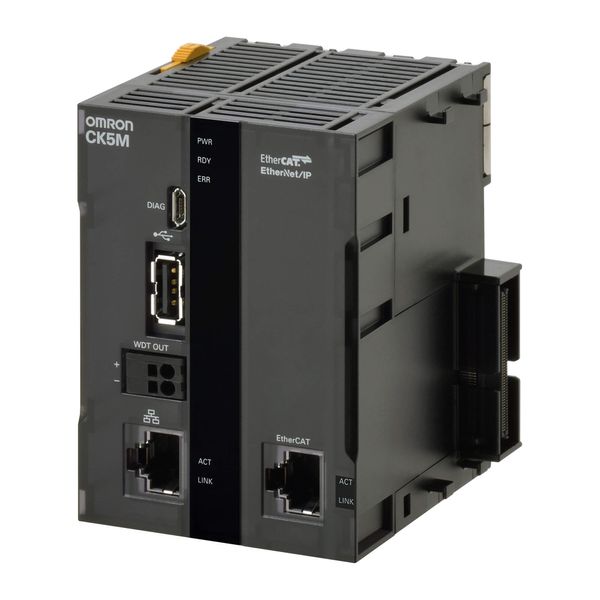 CK5M Quad Core 1040 CPU, 2 GB RAM, 4 GB Flash, 16 EtherCAT axes. Up to image 1