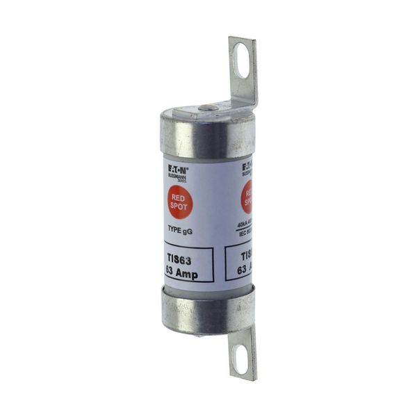 Fuse-link, LV, 63 A, AC 660 V, DC 460 V, BS88/A3, 22 x 86 mm, gL/gG, BS image 11