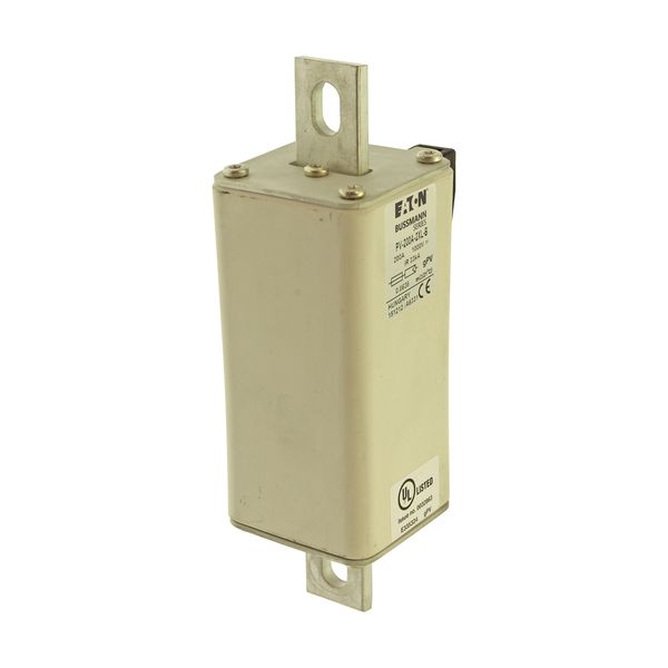 Fuse-link, high speed, 200 A, DC 1000 V, 2XL, 59 x 76 x 190 mm, gPV, UL, IEC, bolted connection image 24