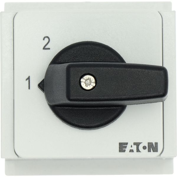 Step switches, T0, 20 A, service distribution board mounting, 2 contact unit(s), Contacts: 4, 45 °, maintained, Without 0 (Off) position, 1-2, Design image 29