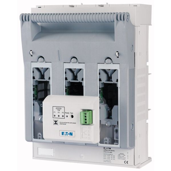 NH fuse-switch 3p box terminal 95 - 300 mm², mounting plate, electronic fuse monitoring, NH2 image 1