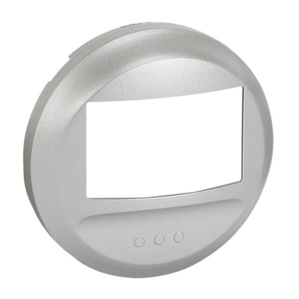 Céliane hubcap to mount on motion detector with exemption - titanium finish image 1