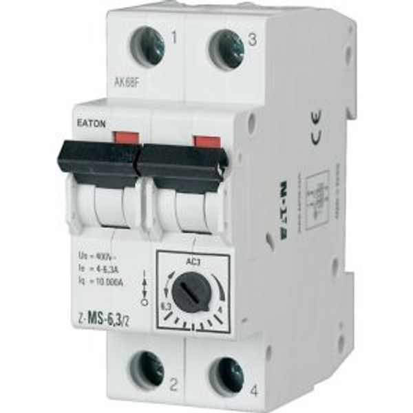 Motor-Protective Circuit-Breakers, 6,3-10A, 2p image 4
