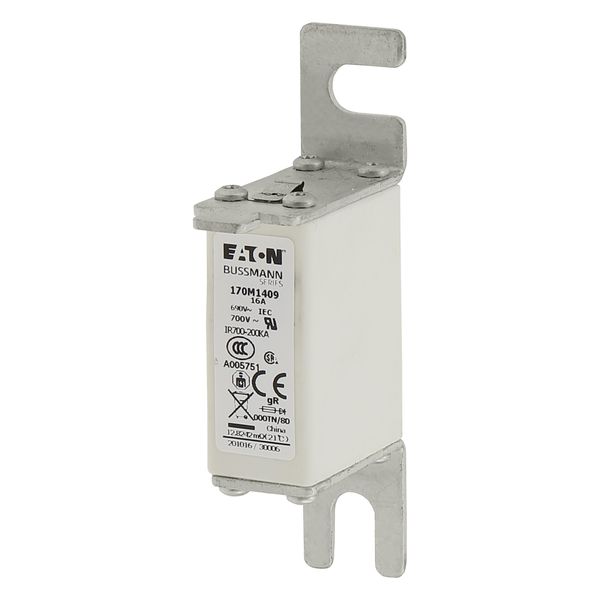 Fuse-link, high speed, 20 A, AC 690 V, DIN 000, 21 x 40 x 100 mm, gR, DIN, IEC, type T indicator image 14