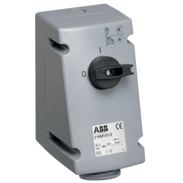 ABB330MI5WN Industrial Switched Interlocked Socket Outlet UL/CSA image 1