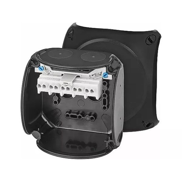 Junction box ATEX with term., 5-pole for Cu up to 6 mm2, black, for zone 2 & 22 image 1