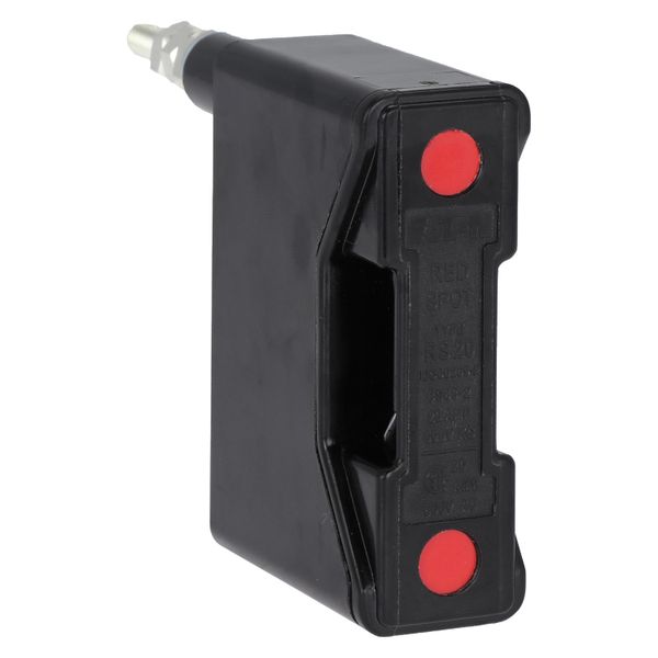 Fuse-holder, LV, 20 A, AC 690 V, BS88/A1, 1P, BS, front connected, back stud connected, black image 27