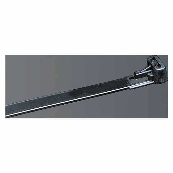 RE-OPENABLE CABLE TIE - 7,6X300 - BLACK image 2