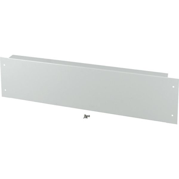 Plinth, front plate for HxW 200 x 850mm, grey image 3