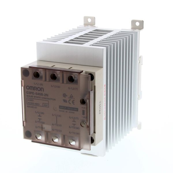 Solid-State relay, 2-pole, DIN-track mounting, 35A, 264VAC max image 3