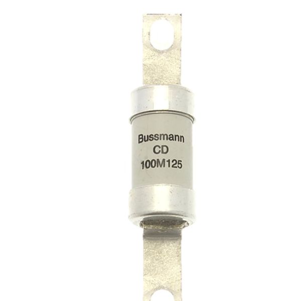 Fuse-link, LV, 100 A, AC 415 V, BS88/B1, 26 x 126 mm, gM, BS, 100M125 image 2