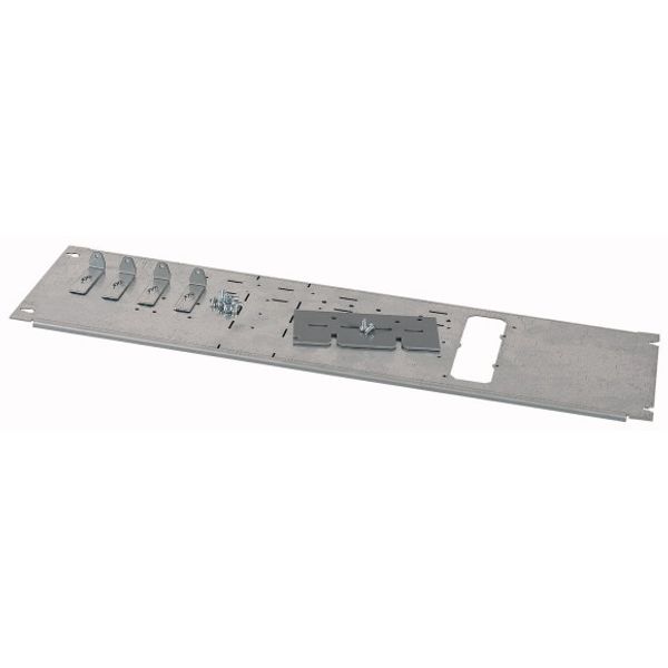 Mounting plate for  W = 800 mm, NZM2, vertical image 1