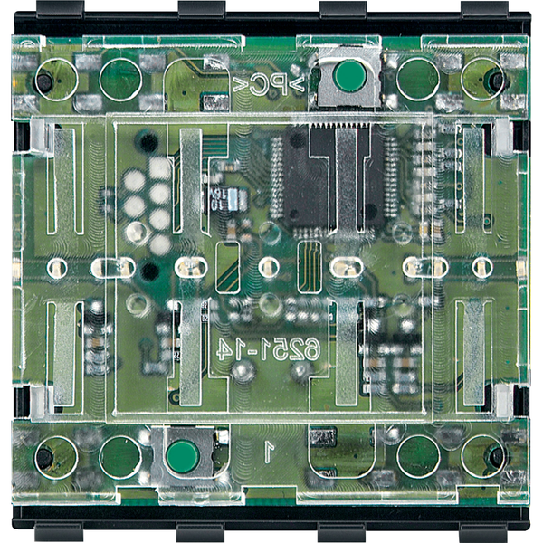 KNX push-button module, 1-gang, System M image 4