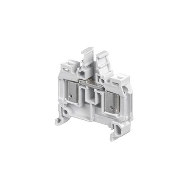 D4/8,N,ADO,EX, TERMINAL BLOCK, FEED THROUGH, BLUE, 8MM SPACING, 50X41MM, DIN RAIL MOUNT image 1