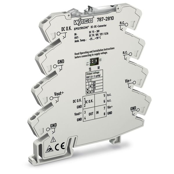 DC/DC Converter 24 VDC input voltage 5/10/12 VDC adjustable output vol image 2