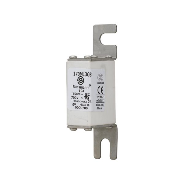 10A 690V IEC gR 000U/80 SQUARE BODY FUSE image 12