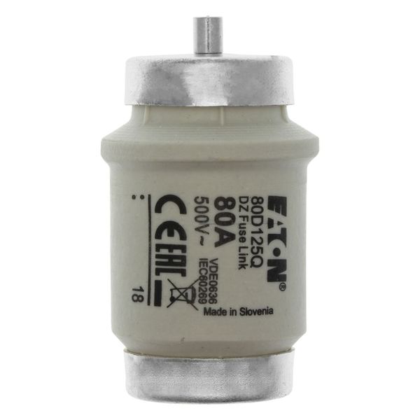 Fuse-link, low voltage, 80 A, AC 500 V, D4, gR, DIN, IEC, fast-acting image 6