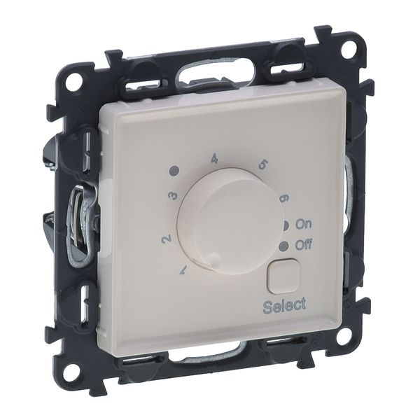 Cover plate Valena Life - floor heating thermostat - with mechanism - ivory image 1