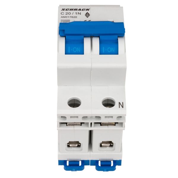 Miniature Circuit Breaker (MCB) AMPARO 10kA, C 20A, 1+N image 1