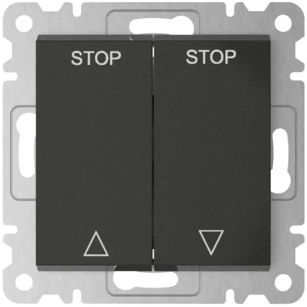 lumina - Double switch for blinds - black image 1