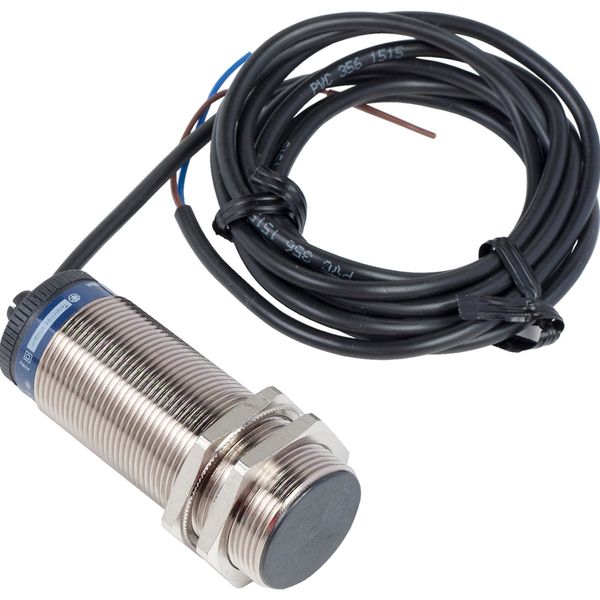 Inductive proximity sensors XS, Rotation monitoring, M30, Sn10mm, 6...150c/mn, 24...240VAC/DC, cable 2 m image 1