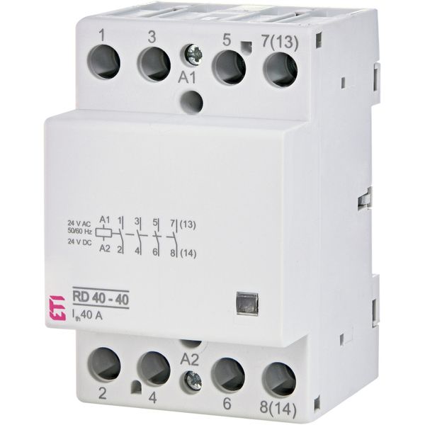 Modular contactor, RD 40-40-24V AC/DC image 1