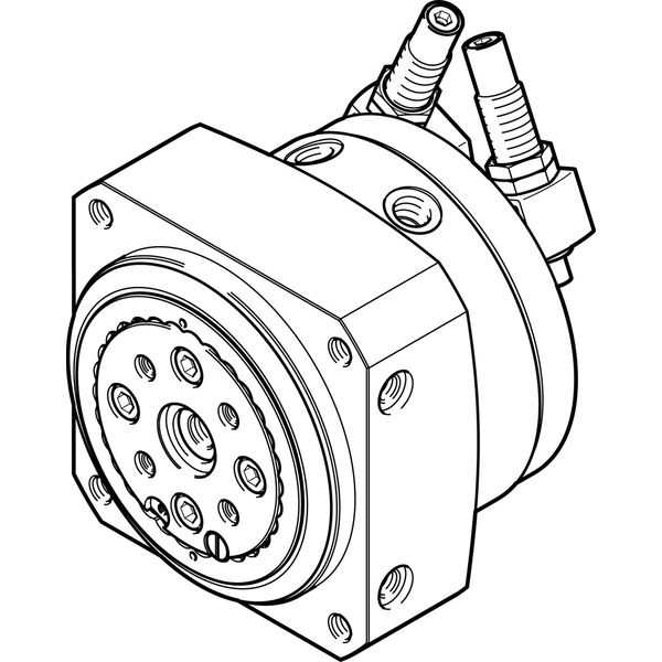 DSM-63-270-CC-HD-A-B Rotary actuator image 1