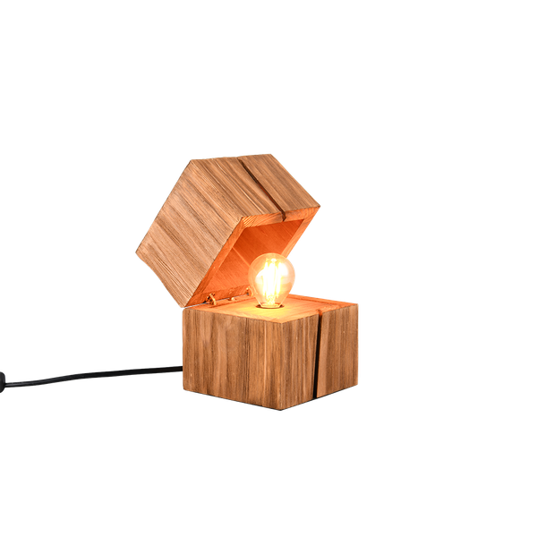 Treasure table lamp E14 (inc.) wood image 1