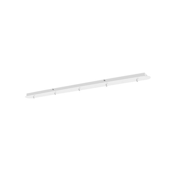 FITU five-way ceiling plate, long, white image 2