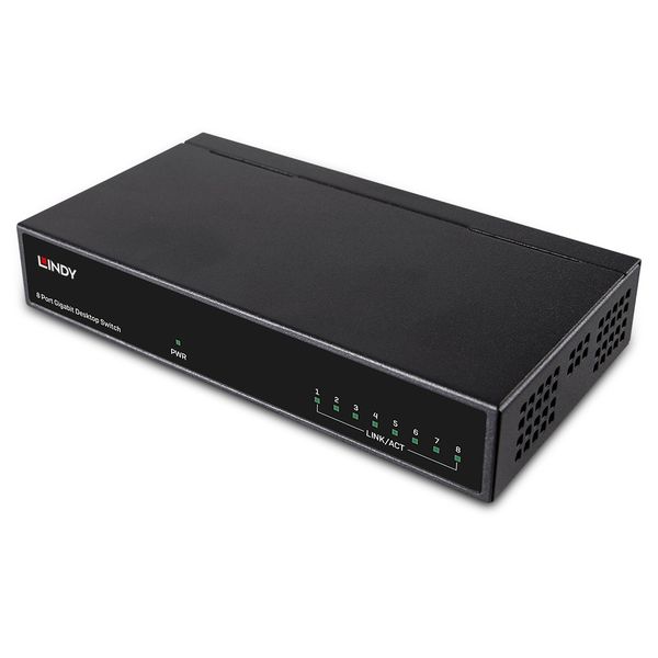 8 Port Gigabit Ethernet Desktop Switch Unmanaged, 10/100/1000Mbps ports image 2