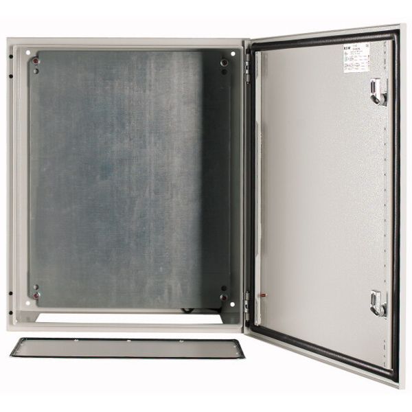 Wall enclosure with mounting plate, HxWxD=600x500x250mm image 1
