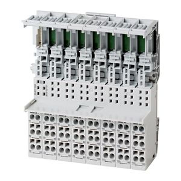 Base module block XI/ON, tension spring, 3 connection levels image 2