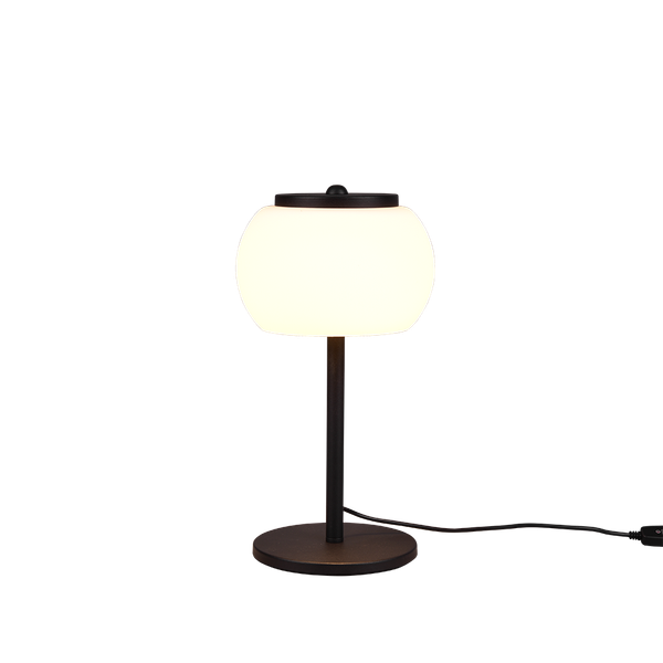 Madison LED table lamp matt black/white image 1