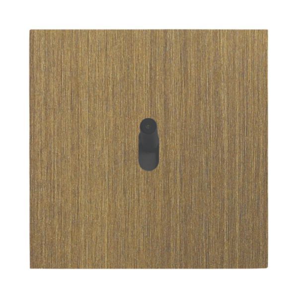 Art d'Arnould universe Epure two-way switch or light switch - bronze image 1