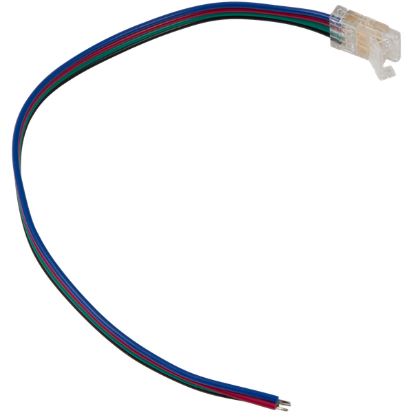 Pre-Wired Connector for LED Strip RGB IP20 10mm image 1