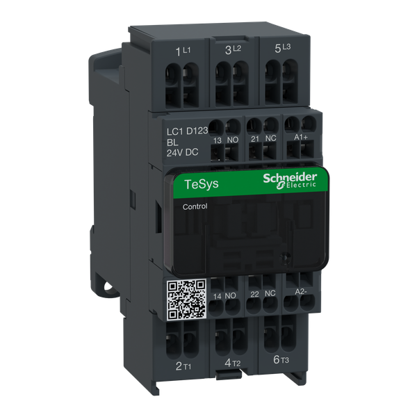 TeSys Deca contactor - 3P(3 NO) - AC-3/AC-3e - = 440 V 12 A - 24 V DC coil image 6