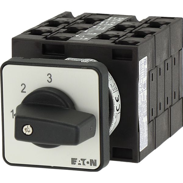 Step switches, T3, 32 A, flush mounting, 5 contact unit(s), Contacts: 9, 45 °, maintained, Without 0 (Off) position, 1-3, Design number 8270 image 30