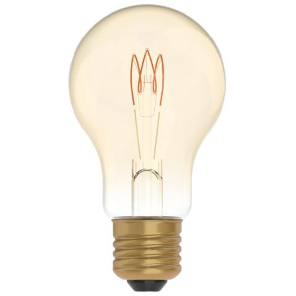 LED Filament Bulb - Classic A60 E27 2.5W 136lm 1800K Gold 330°  - Dimmable image 1