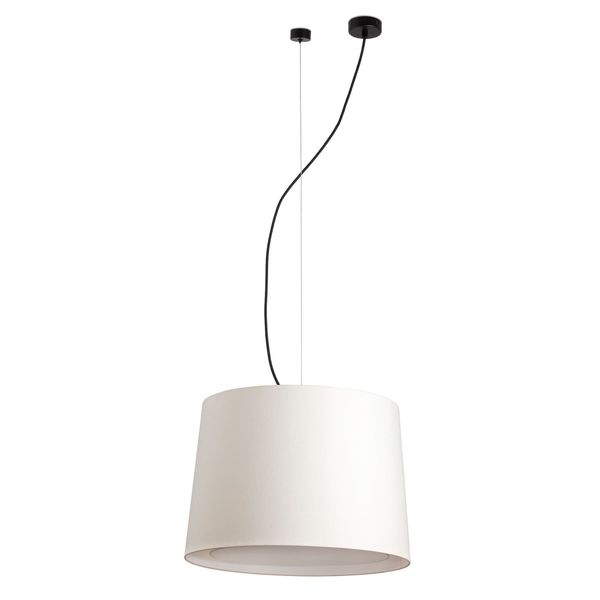 CONGA Black/beige pendant lamp ø450 image 1