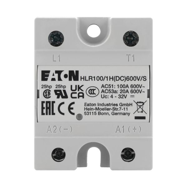 Solid-state relay, Hockey Puck, 1-phase, 100 A, 42 - 660 V, DC, high fuse protection image 15