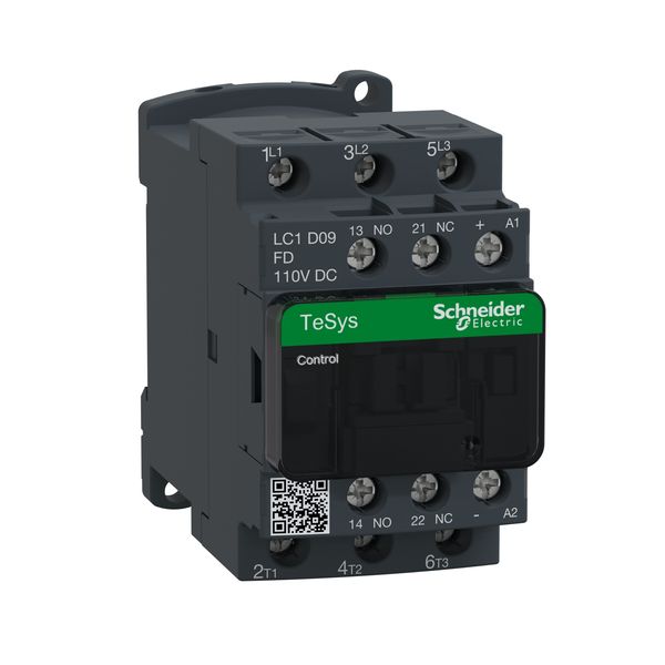 TeSys Deca contactor - 3P(3 NO) - AC-3/AC-3e - = 440 V 9 A - 110 V DC coil image 4