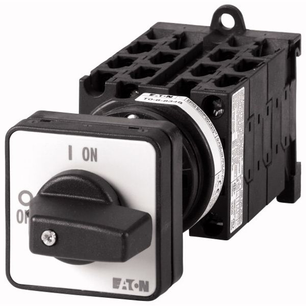 Reversing multi-speed switches, T0, 20 A, rear mounting, 6 contact unit(s), Contacts: 12, 60 °, maintained, With 0 (Off) position, 2-1-0-1-2, Design n image 1