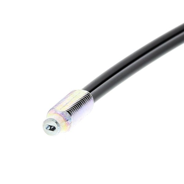Fiber optic sensor head, diffuse, M6, R25 fiber, 5 m cable image 3
