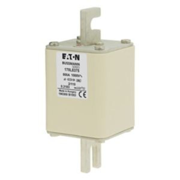 Fuse-link, high speed, 400 A, AC 1000 V, Size 2, 61 x 61 x 141 mm, aR, DIN, IEC,  single indicator image 7