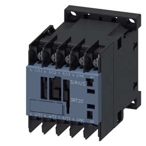 power contactor, AC-3e/AC-3, 7 A, 3... image 1