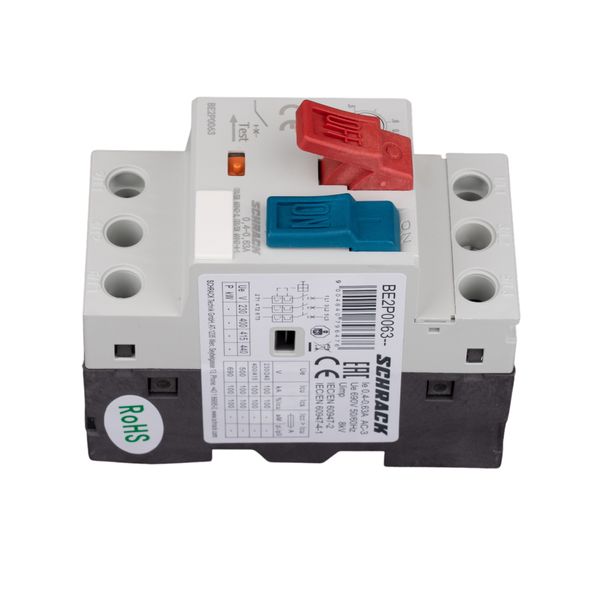 Motor Protection Circuit Breaker BE2 PB, 3-pole, 0,4-0,63A image 8