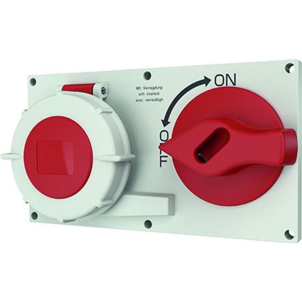 Panel mounted socket 32A5P400V image 1